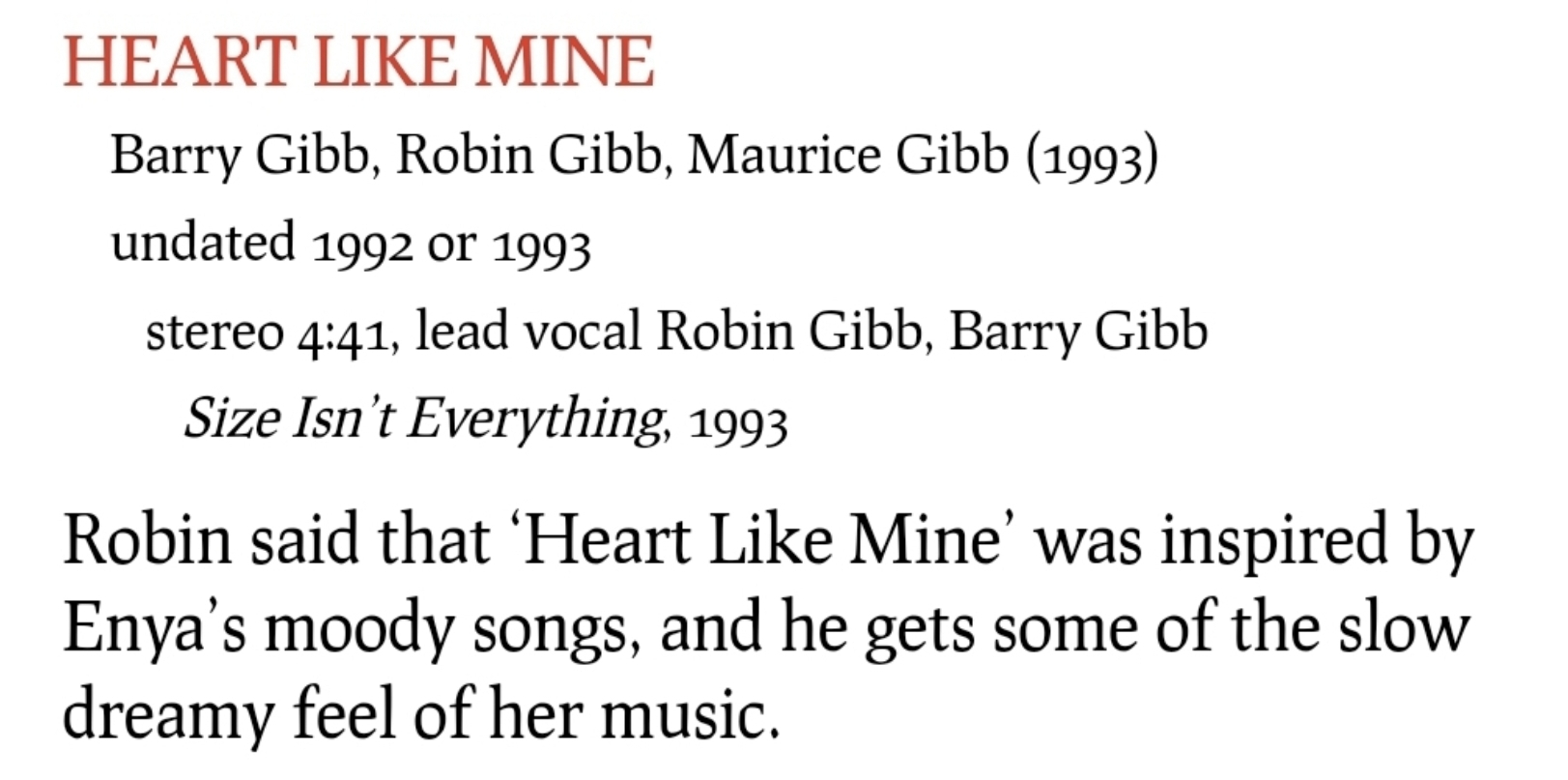 Bee Gees Heart Like Mine song Enya inspired .jpg