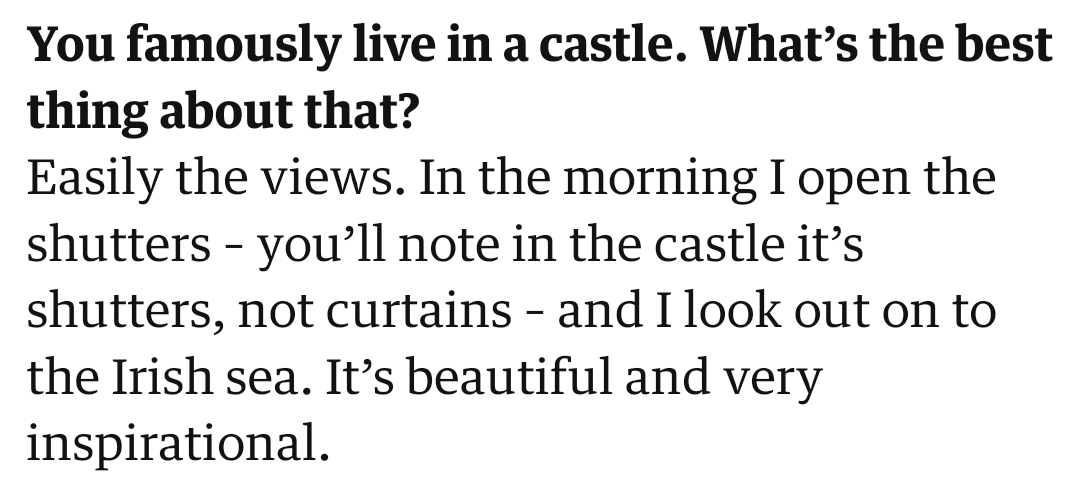 Enya shutters not curtains for the castle, 2015 .jpg