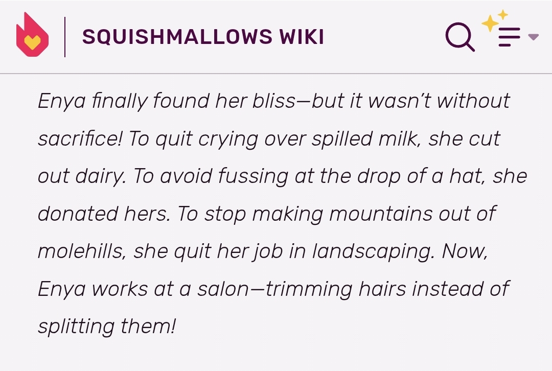 Strangely the first 2-3 sentences make sense if it were about real Enya 